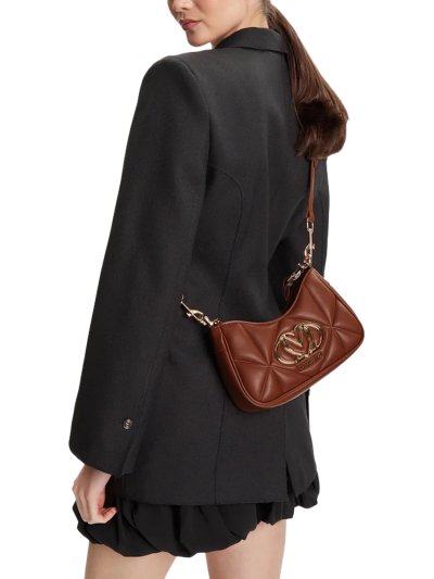 THE EMBOSSED Q HOBO SHOULDER BAG